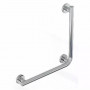 Barre d'appui  "ERGOGRIP" angle 90° verticale en  inox poli