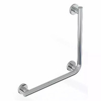 Barre d'appui "ERGOGRIP" angle 90° verticale en inox poli Barre d'appui "ERGOGRIP" angle 90° verticale en inox poli