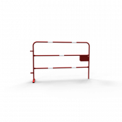 Barrière de chantier mobile – barrière de signalisation et de délimitation