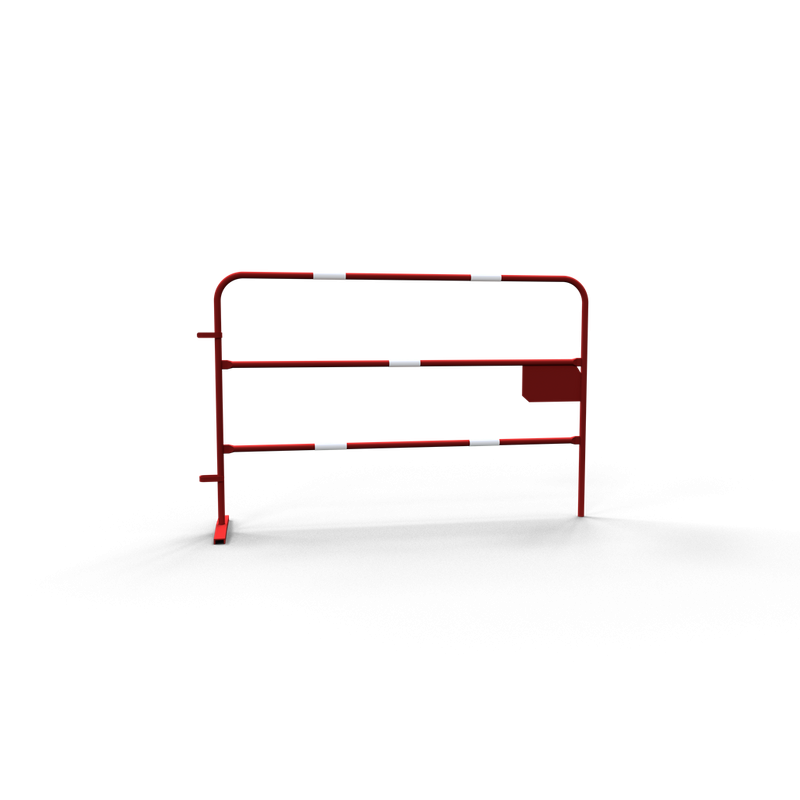 Barrière de chantier mobile – barrière de signalisation et de délimitation