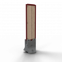 Système Captus Bois Large Résistant – clôture haute sécurité avec panneaux bois renforcés