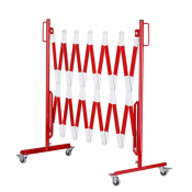 Barrière extensible avec roulettes pivotantes - 3,6m ou 4m