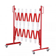 Barrière extensible avec roulettes pivotantes - 3,6m ou 4m