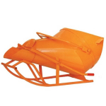 Benne à béton distributrice couchée