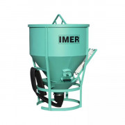 Benne à béton droite à tuyau IMER