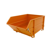 Conteneur BTP Type BBK – Chargement Facile – Parois Rabattables Renforcées – BAUER Conteneur BTP Type BBK – Chargement Facile – Parois Rabattables Renforcées – BAUER