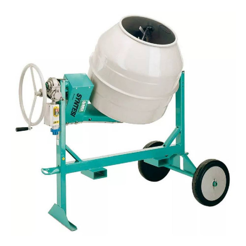 Bétonnière Électrique S190 – Cuve 190 L – Silencieuse Usage Pro