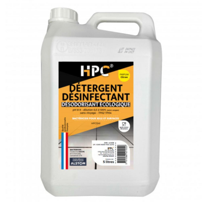 DEGRAISSANT BIODEGRADABLE, désodorisant concentré pour tous types de sols. - Usage professionnel