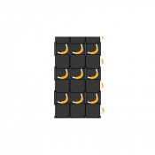 Kit de 27 blocs de stabilisation – Sécurité chantier renforcée – 1235 mm