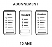Abonnement 10 ans  à la plate-forme WEB