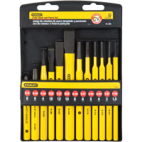 Jeu de 12 outils de frappe - STANLEY Jeu de 12 outils de frappe - STANLEY