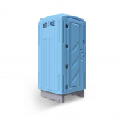 Cabine sanitaire mobile avec siphon + lavabo - siège turc