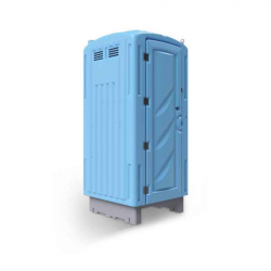 Cabine sanitaire mobile avec siphon + lavabo - siège turc