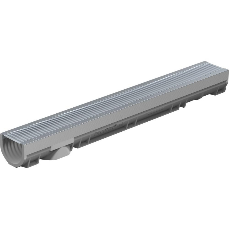 Caniveau de drainage des eaux pluviales BG-FILCOTEN® self LN 100 mm (largeur nominale)