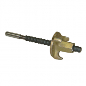 Kit de fixation : tige filetée + écrous + chevilles
