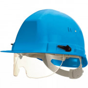 Casques 6 coloris lunettes intégrées – Protection des yeux