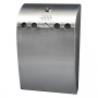 Cendrier mural inox 280 x 400 x 70 mm
