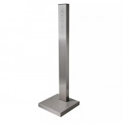 Pied en acier inox