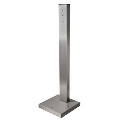Pied en acier inox