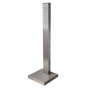 Pied en acier inox