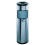 Poubelle-cendrier inox poli MAGNUM