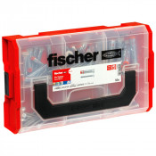 Coffret FixTainer chevilles bi-matières DuoHM pour corps creux, avec vis à tête cylindrique, TX