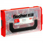 Coffret FixTainer chevilles bi-matières DuoHM pour corps creux, avec vis à tête cylindrique, TX