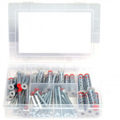 Profi-Box chevilles DuoHM, empreinte TX / 52 pièces