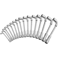 Jeu de 16 clés à pipe débouchées 6x12 pans Jeu de 16 clés à pipe débouchées 6x12 pans