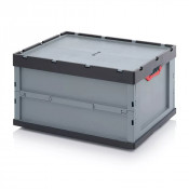 Bac Pliable Euronorm 800 x 600 mm avec couvercle
