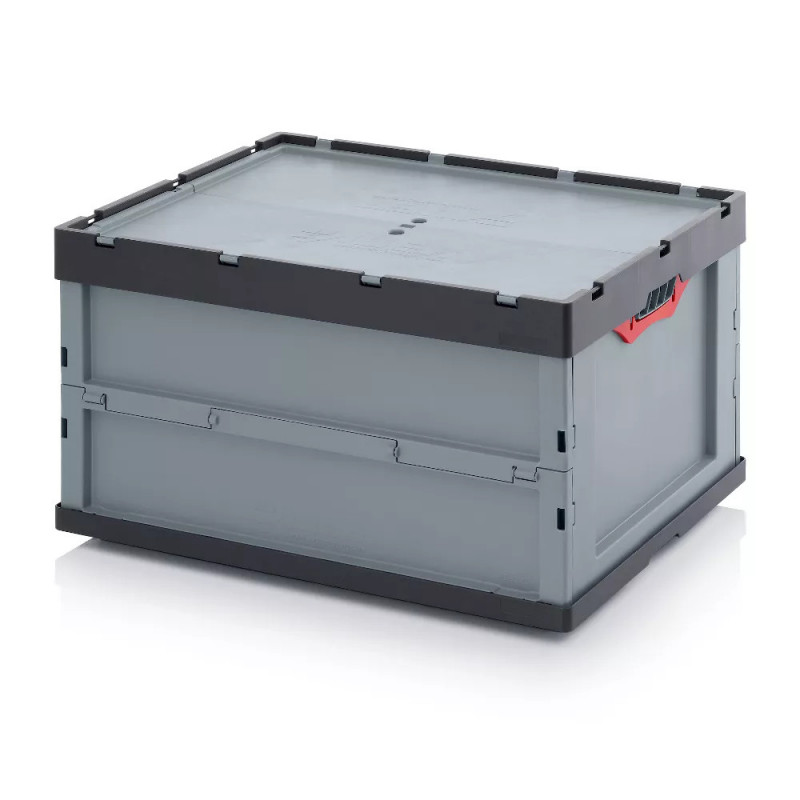Bac Pliable Euronorm 800 x 600 mm avec couvercle