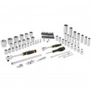 Coffret de douilles Stanley FATMAX 1/4"+ 1/2" Jeu de 81 pièces