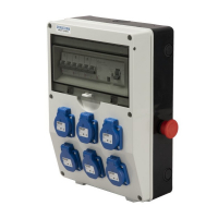 Coffret de chantier 40A 6xNF + ID 4P 40A 30mA + 3x DJ 16A Coffret de chantier 40A 6xNF + ID 4P 40A 30mA + 3x DJ 16A