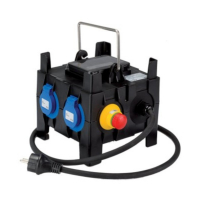 Coffret de chantier polyamide anti-chocs couleur noire Coffret de chantier polyamide anti-chocs couleur noire