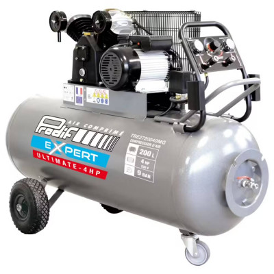 Compresseur à pistons PRODIF 200L 4CV 9bar Monophasé