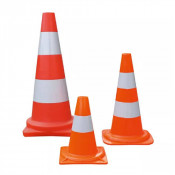 Cône de Signalisation Réfléchissant Classe 1 – Sécurité Routière – Durable et Léger