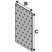 Plaques perforées