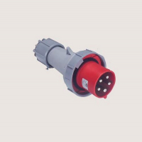 Fiche 230 V CEI 309 2P+T 125A IP67 et IK08 avec contact pilote Fiche 230 V CEI 309 2P+T 125A IP67 et IK08 avec contact pilote