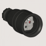 Prolongateur caoutchouc gamme professionnelle 230V NF 2P+T 16A avec sécurité enfants