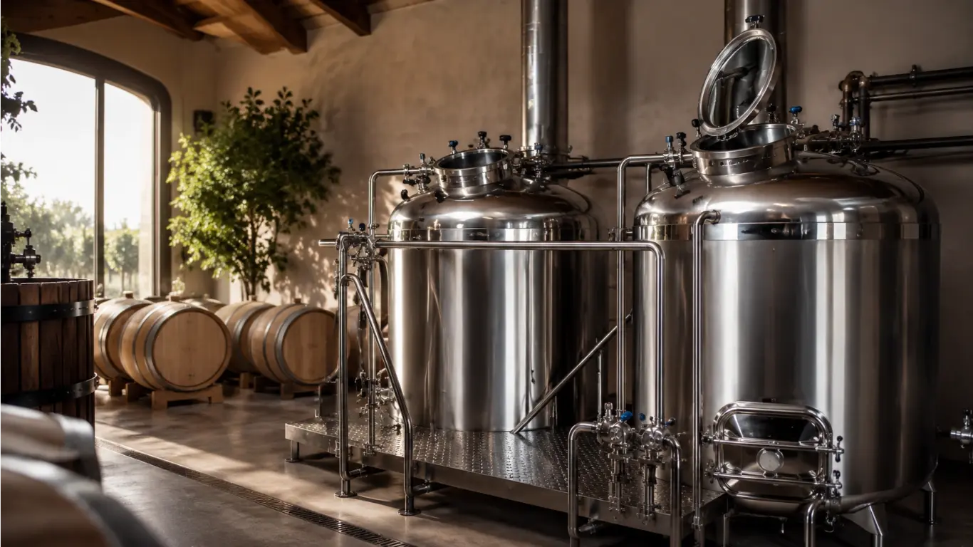 Cuve inox pour vins