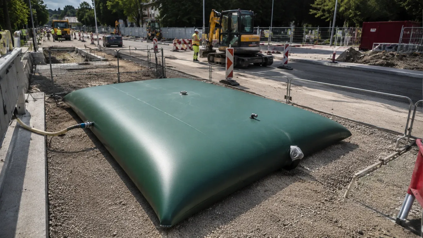 Choisir une citerne souple pour eau pluviale