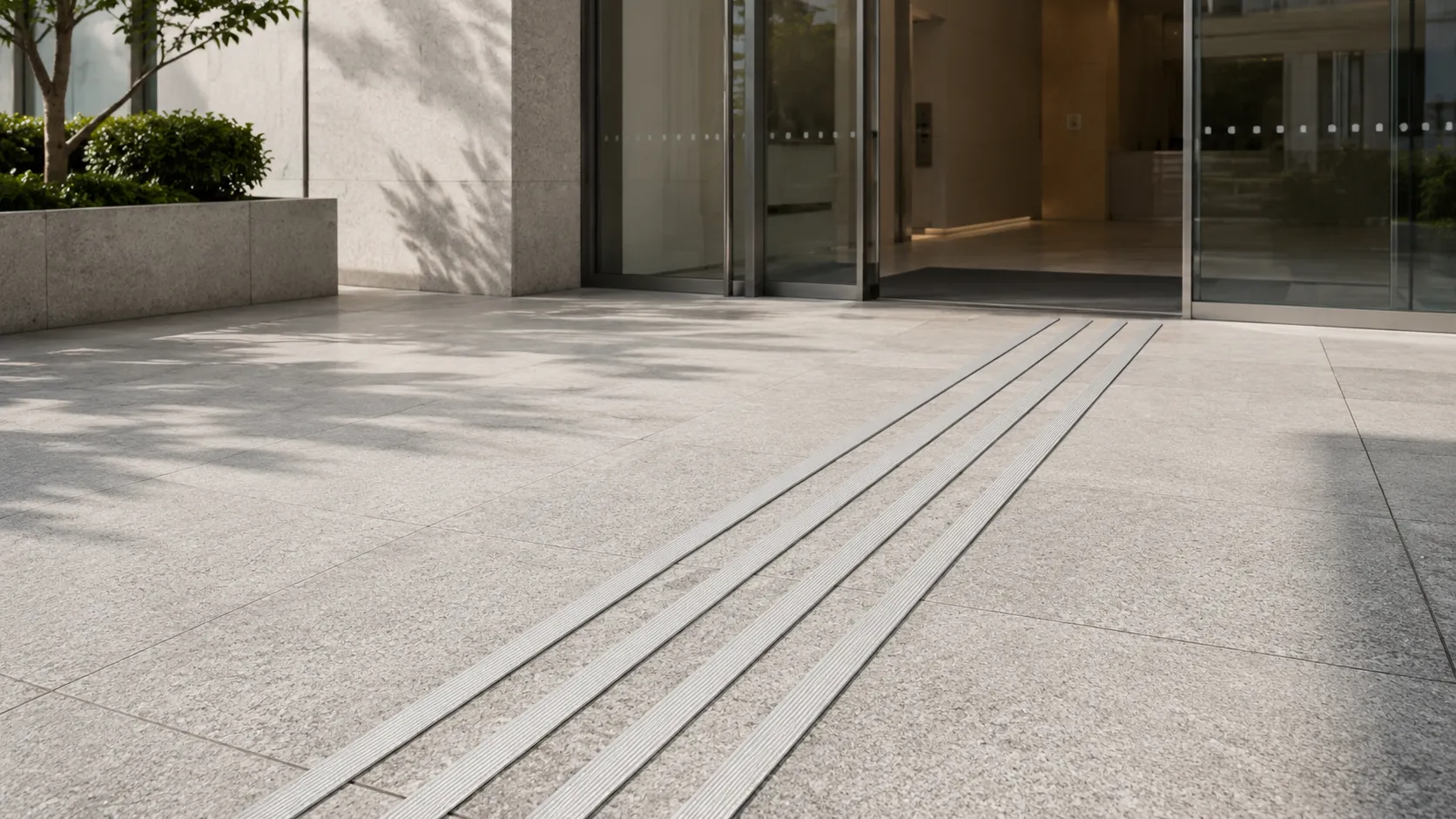 Bandes podotactiles en relief