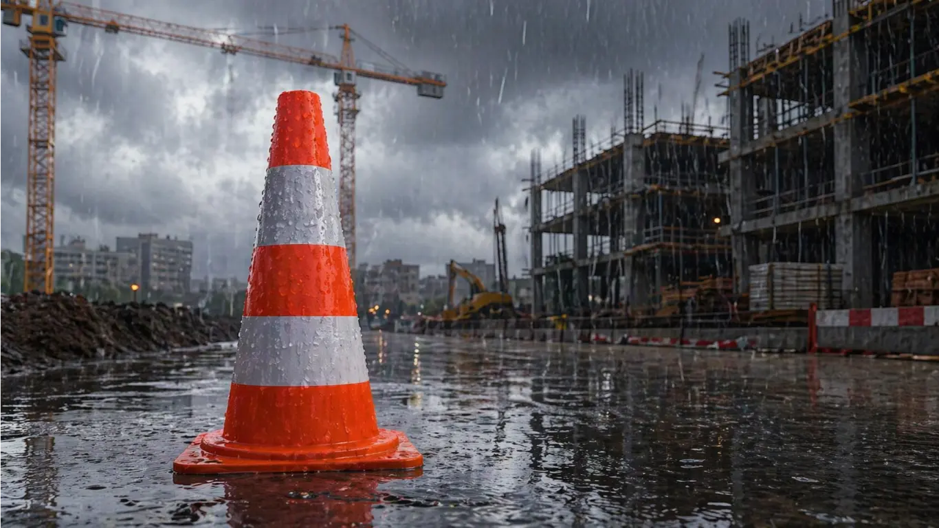 Plots béton chantier