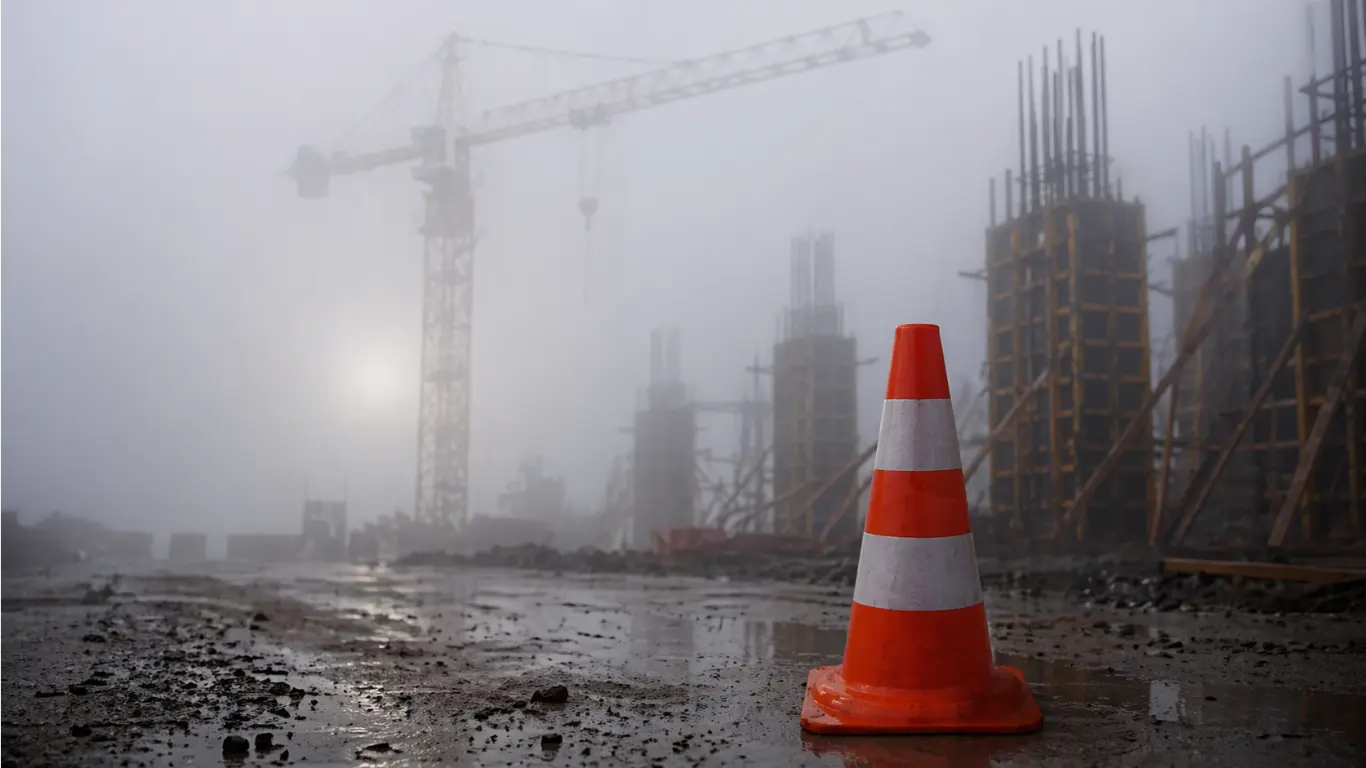 Plots lumineux LED chantier