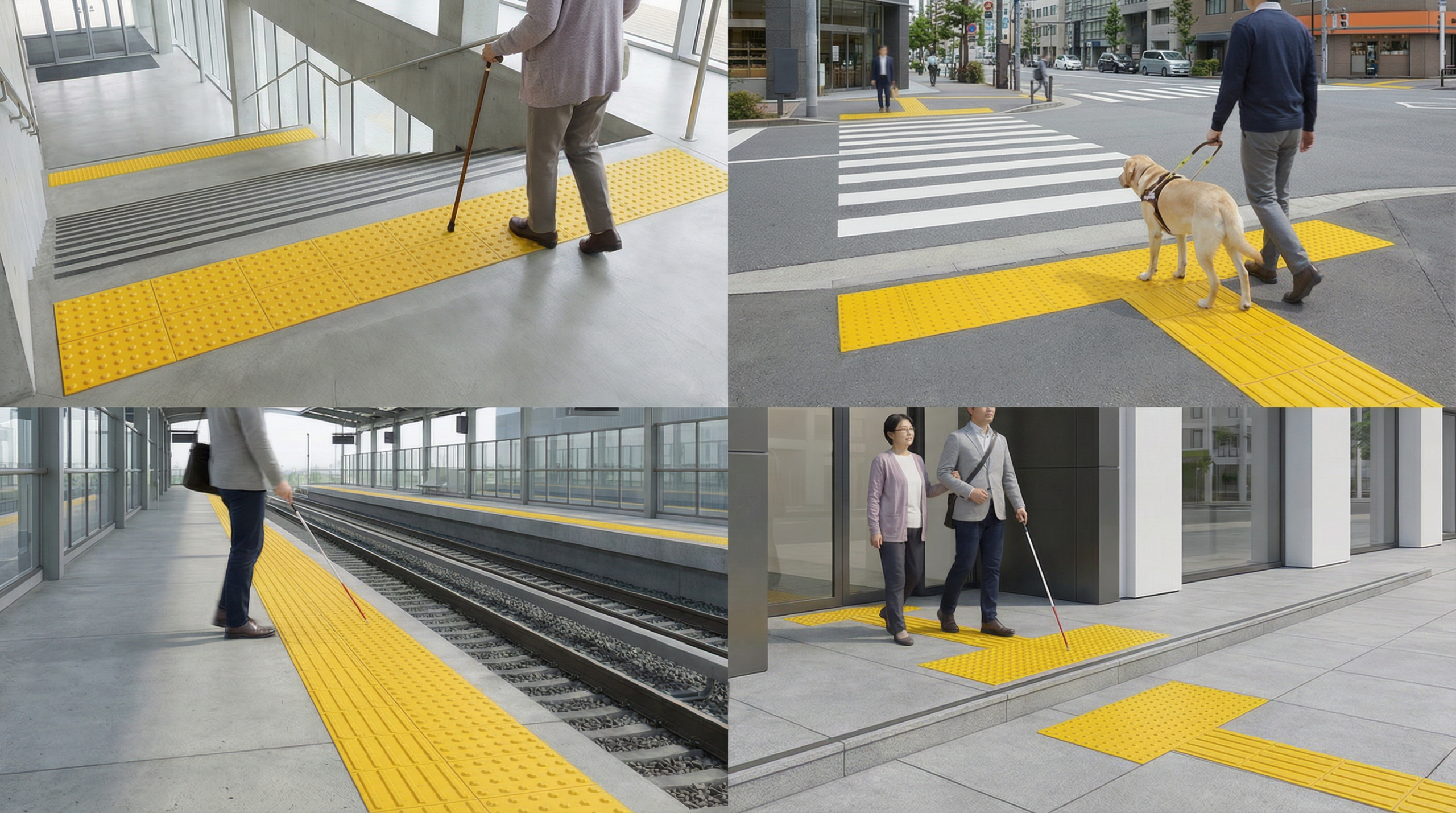 Normes PMR bandes podotactiles