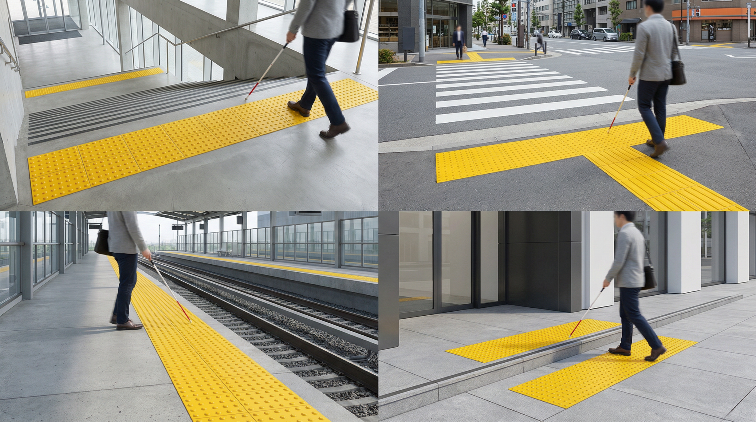 Guide réglementaire normes bandes podotactiles