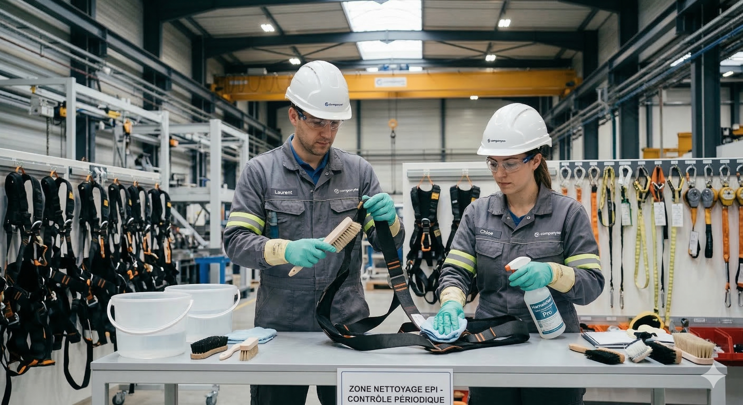 Ajustement du harnais