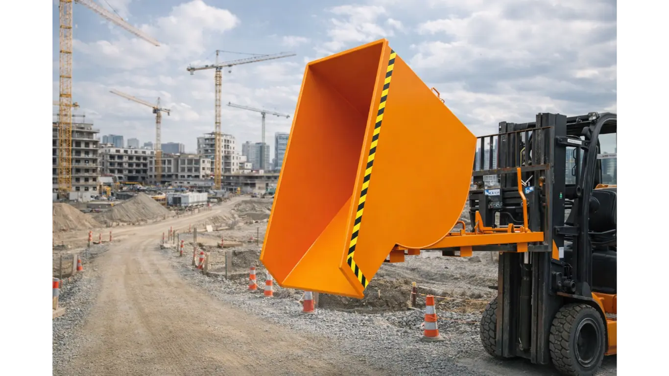 Benne basculante : l’atout clé des chantiers