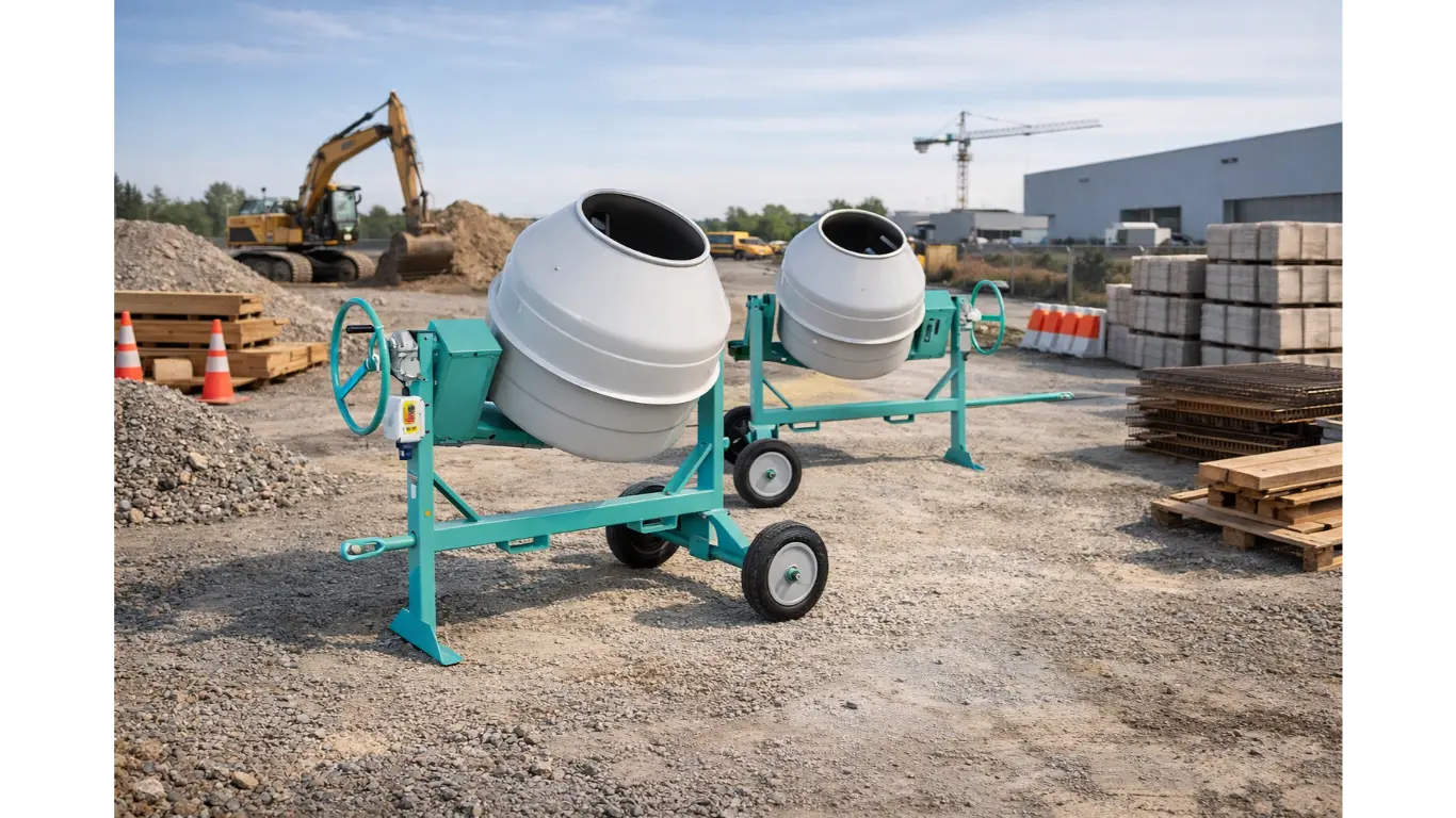 Découvrez quelle bétonnière choisir pour 1 ou 2 sacs de ciment afin de réussir vos petits travaux de bétonnage facilement et efficacement.