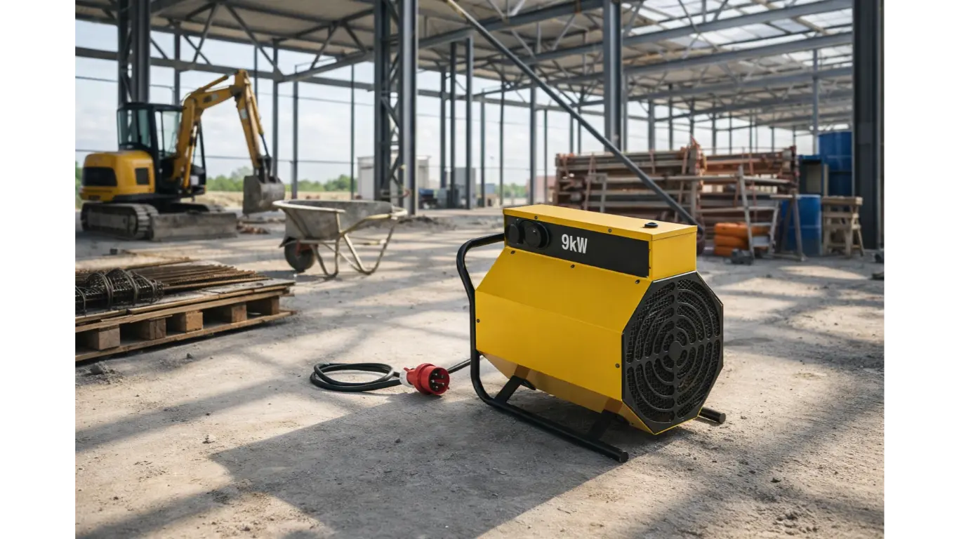 chauffage de chantier